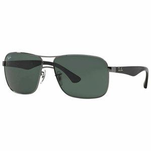 Ray-Ban Aviator Sunglasses W/Green Classic Lens